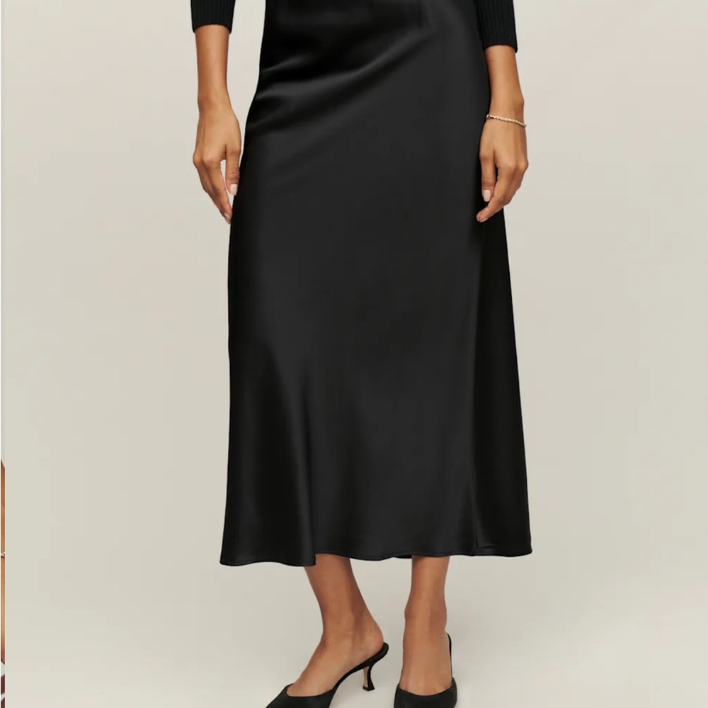 Reformation Layla Silk Skirt